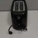 OVENTE Electric Toaster Machine with 6-Shade Browning Selector Setting, Compact Design and Removable Crumb Tray, 700W Power Perfect for Toasting Bread, Thin Bagels and Waffles (Black)