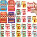 Gocozer Valentines Day Cards for Kids School 28 Pack Mini Slot Machine Toys with Valentines Greeting Cards, Classroom Exchange Valentines Gifts, Bulk Set for School Valentines Party
