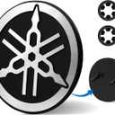 Logo Emblem Suitable for 2003-2009 Yamaha Gas& Electric Golf Carts, G22& G23 Models Front Logo Badge Cowl, OEM#: JU0-F4161-00-00, JU0-K7573-00-00