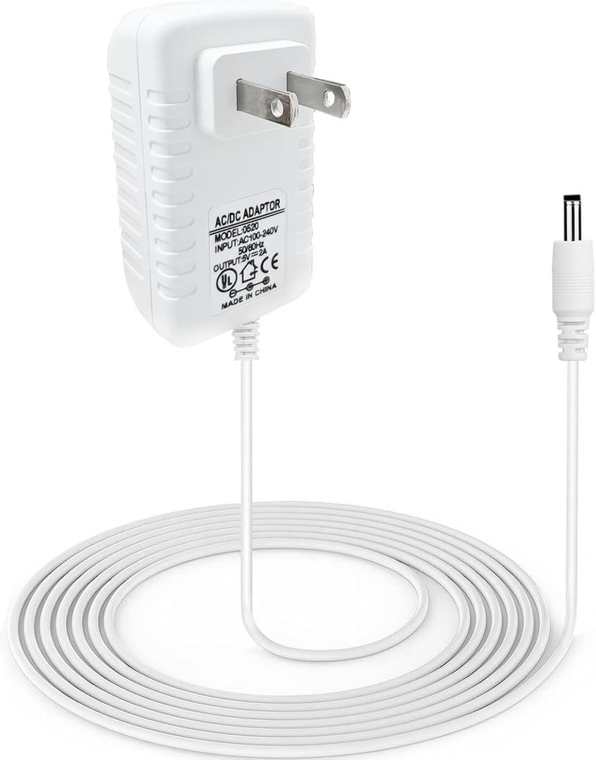 5V Power Cord Replacement for Hatch Sound Machine of Hatch Rest, Rest+, and Rest Mini Charger - AC Supply Adapter Barrel Style Plug