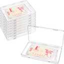 GRETJOB 8 Pcs Clear Flat Breast Milk Freezer Storage Organizer, Space Saving Breastmilk Freezer Tray for Breastfeeding Bag Organization, Reusable Breastmilk Storage Containers, 7.48 x 5.11 x 0.67 in