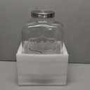 2 Gallon Glass Beverage Dispenser, Stainless Steel Leakproof Spigot and Lid, Glass Drink Dispensers for Parties, Water Beverage Dispenser Liquid Laundry Detergent Dispenser