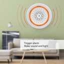 Zigbee Smart Siren Alarm: Wireless Alarm for Security & Automation, App Control, Strobe Flash 100dB Siren, Tuya Zigbee Hub Required, Compatible with Alexa & Google Home