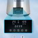CO-Z 1.1 Gallon Water Distiller, 1750W Countertop Distilled Water Machine with Glass Container Dual Temperature Display Timer, 4L 304 Stainless Steel Distilled Water Maker for Home Office Travel More