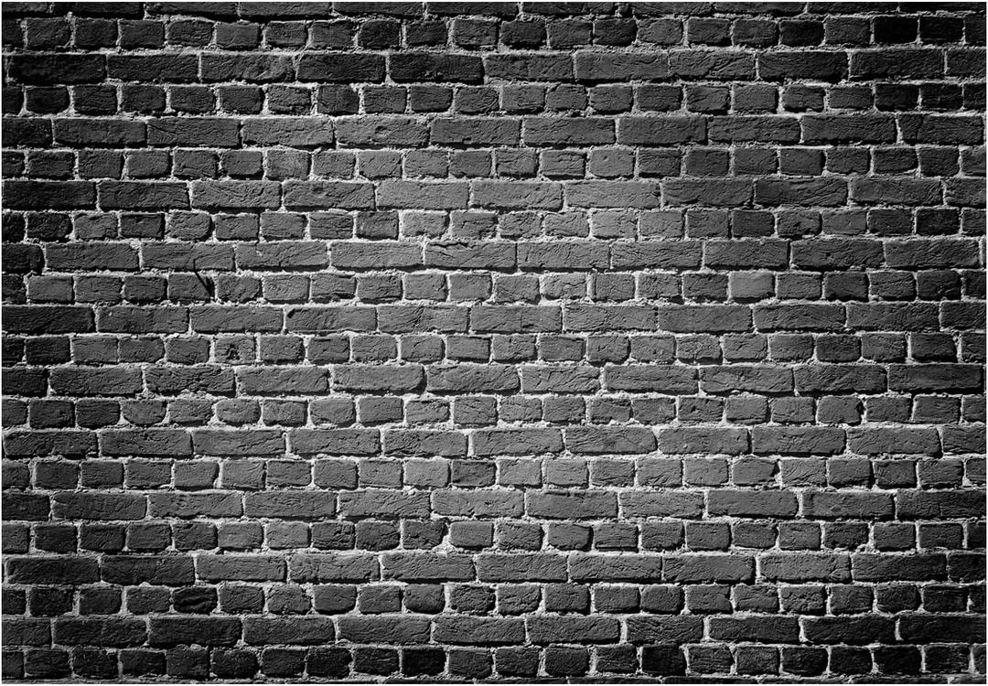 YYNXSY Gray Brick Retro Plastic Brick Wall Background - Decorative Fabric Wall Cover - 6X4FT YY-13