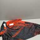 Seadodo Golf Shirts for Men Short Sleeve Dry Fit Moisture Wicking Performance Print Polo Shirt for Tennis Hiking Camping (3X-Large, Black Red)