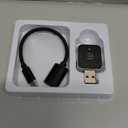 Mini Wireless Carplay Adapter for iPhone - Carplay Wireless Adapter Car Play Dongle Bluetooth, Compatible with iPhone iOS 10+, [2025 Upgraded] Silver