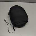 MLVOC Neck Pillow for Traveling, Upgraded 100% Pure Memory Foam Travel Neck Pillow for Airplane Flight Sleep, Breathable & Machine Washable Cover, Travel Kit with 3D Eye Mask, Earplugs & Bag, Black