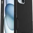 OtterBox iPhone 16 (Only) - Commuter Series Case - Black - Slim & Tough - Pocket-Friendly - with Port Protection - Non-Retail Packaging