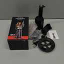 MQOUNY Auto Face Tracking Phone Holder, 360 Rotation Face Body Phone Tripod Smart Shooting Camera Mount with Rechargeable Remote and Light for Live Vlog Streaming Video, Rechargeable (Gray)