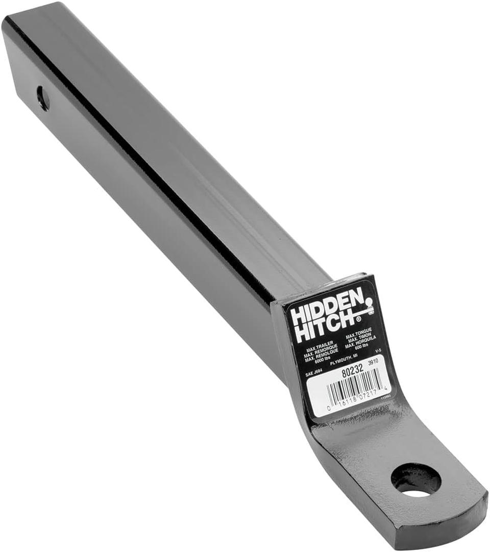 80232 2" Class III Square Ball Mount Black 