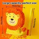 FORENEE Lion Pinata Party Set - Jungle Safari Birthday Decorations | Complete with Stick, Blindfold & Confetti | King of the Jungle Pinata for Kids | Wild Animal Theme Party Supplies & Games