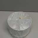 360Rotating Silverware Caddy,4 Compartment Utensil Holder Countertop,Outdoor Silverware Organizer for Picnic Camping Party Metal Cutlery Caddy with Handle - White