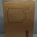 3W Floor Mats & Seat Back Mats & Cargo Liner for 2024-2026 Jeep Wagoneer S EV, All Weather TPE Custom Fit Set Car Floor Mats, Jeep Wagoneer S EV Full Set Floor Mats Accessories, Black