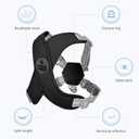 Patas Lague Dog Harness with Leash Set Adjustable Soft Padded Step-in Dog Vest No Choke No Pull Reflective for Small Medium Pets with Poop Bags and Dispenser, Solid and No-chew, Black S (S (Neck 18.1-21.2'' Chest 21.2-25.2''))