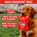 Stella & Chewy's Freeze-Dried Raw Beef Heart Dog Treats - Single Ingredient, No Additives - Premium Training Treats - Perfect For Picky Eaters - 3oz Bag (EXP 02/15/26)