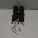 Goldenwarm Matte Black Dummy Door Knobs No-Function, Single-Side Black Door Knobs, Closet Door Knob Pull/Handle for Pantry Doors French Doors 3 Pack