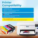 923XL 923 923e Ink Cartridges Combo Pack with Chip, Replacement for OfficeJet Pro 8120 8122 8124 8125 8130 8132 8134 8135 8138 8139 Printers, 4-Pack (Black, Cyan, Magenta, Yellow), High-Yield