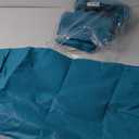 LUSHVIDA 6 Packs Vinyl Tablecloths with Flannel Backing for 6ft Rectangle Folding Table Cloths - Waterproof Plastic Picnic Table Covers with Elastic Corners, 30x72 inch, Teal