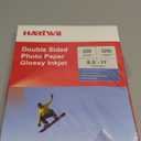 220 Pack Double Sided Photo Paper Glossy Inkjet 8.5x11 32lb 120gsm A4 Letter Size for All Dye Ink Printers