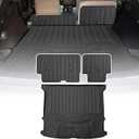 Cargo Liners Backrest Mat for Honda Passport Accessories 2019-2025 with Hook&Loop Rear Trunk Mat Rear Seat Back Cover Protector All Weather Anti-Slip Split Dog Liner 3 PCS