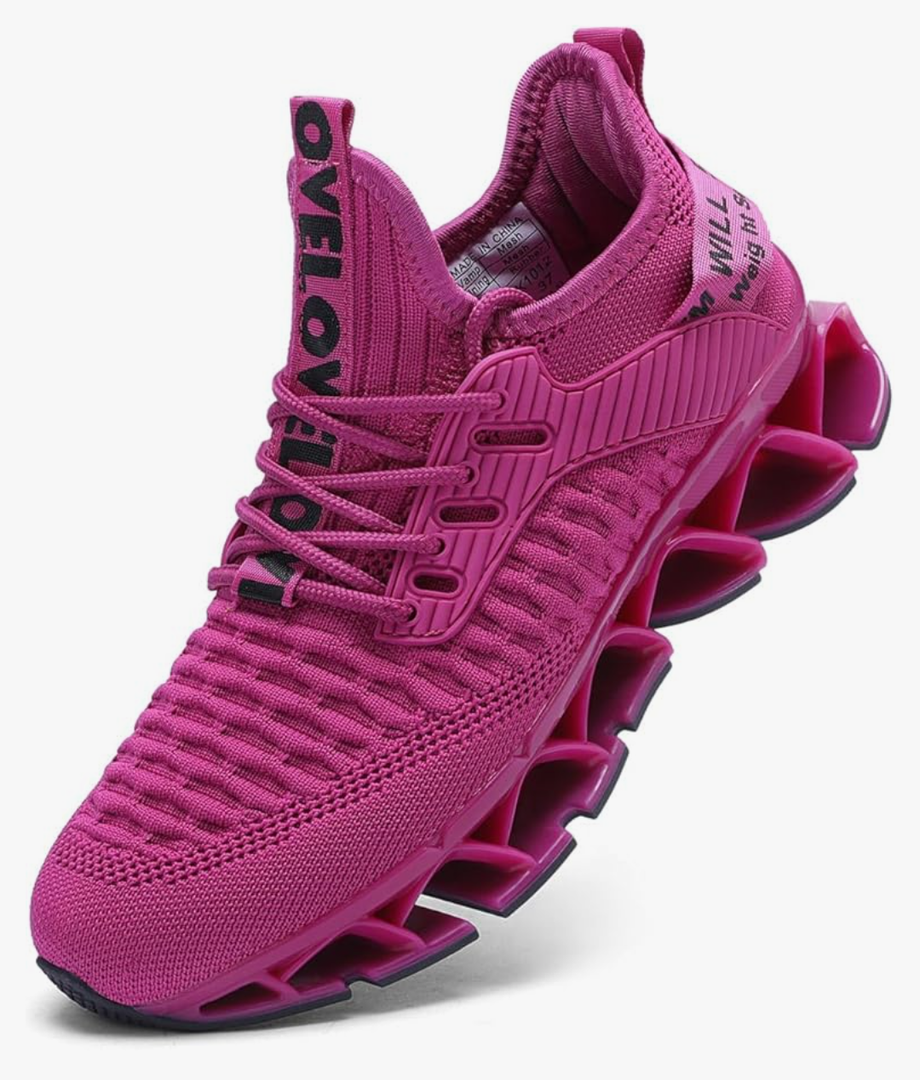 Vooncosir Women's Running Shoes Comfortable Fashion Non Slip Blade Sneakers Work Tennis Walking Sport Athletic Shoes 39
