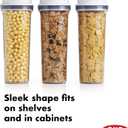 OXO Good Grips Airtight POP Small Cereal Dispenser (2.5 Qt),2.5qt,2.5 Qt - Granola (1 Count (Pack of 1), White)