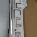 TNOMS 4 Pieces Bathroom Hardware Accessories Set Towel Bar Towel Holder Robe Hook Toilet Paper Holder Stainless Steel,Q8-P4BR (Brushed Nickel)