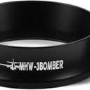 MHW-3BOMBER 51mm Espresso Dosing Funnel Magnetic Coffee Dosing Ring Portafilter Funnel Barista Tools Compatible with 51mm Delonghi Decica Portafilter DR5548B-OS