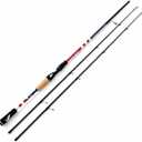 6FT Carbon Fiber Fishing Rod, Twin-Tip Design with American Flag for USA 250th Anniversary, Cork/ EVA Handle, 2-Piece Spinning Rod for Freshwater Bass