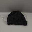 Reusable Shower Cap for Women, Large Waterproof Shower Bonnet Washable Elastic Band Bath Accessories Hair Hat for Long Hair, Braids(Black)