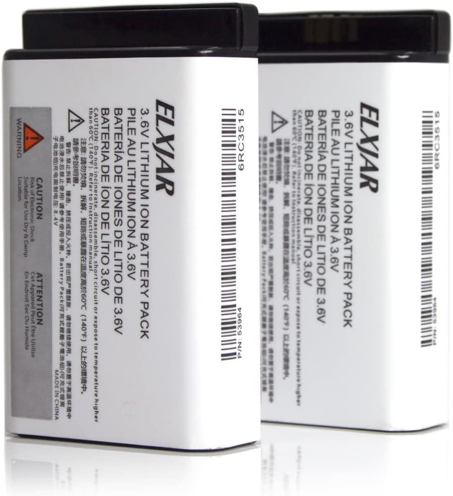 (2-Pack) 3.6V 1800mAh Battery for NNTN6923A, Motorola DTR410