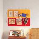 6 Pack Felt Bulletin Board, 11.8"x15.7" Self-Adhesive Tiles, Macaron, 11.81"x15.75"x0.31"-6pcs