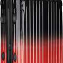 Carry On Luggage, 20 Inch Expandable Hardside Carry On Suitcase With Wheels, Hardshell Spinner Small Luggage with TSA Lock (Orange)