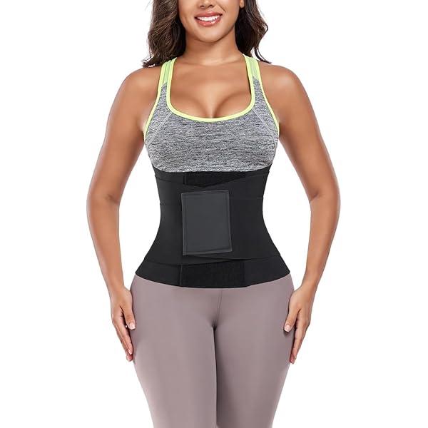 Waist Trainer for Women Waist Cincher Trimmer Ab Belt Tummy Control Body Shaper with Triple Wrap
S