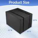 2 Pack Window AC Cover Winter Insulated Air Conditioner Cover for Outside Units Waterproof Snowproof 600D Oxford Protection AC Unit for Outside with Adjustable Straps, 21" W x 16" D x 15" H