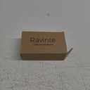 Ravinte 6 Pack 3 Pairs 1/2 Inch Overlay Cabinet Door Hinges Kitchen Satin Nickel Semi-Concealed Face Mount Self-Closing Cabinet Hinges with Bumpers & Screwdriver