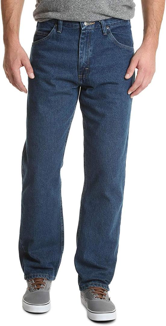 Wrangler Authentics Men's Classic 5-Pocket Relaxed Fit Cotton Jean (36W x 30L)