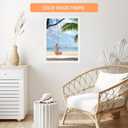 14x18 Wood Frame White, Modern Natural Woodgrain 18x14in Picture Frame, Rustic Wooden 14 x 18 inch Gallery Wall Photo Poster Frame with HD Plexiglass, Horizontal Vertical Wall Mounting Display 1pcs