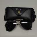 Pro Acme Classic Aviator Sunglasses for Women & Men Glass Lens Metal Frame UV400 Driver Sunglasses (62mm, B3 Grey/Plastic/Polarized)