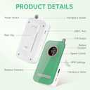 Nail Drill, Professional 45000RPM Rechargeable Electric Nail File with 11 Drill Bits & 50 Sanding Bands, Low Noise Nail Drill Kit for Acrylic Gel Nails, Salon & Home Use, Soft Green