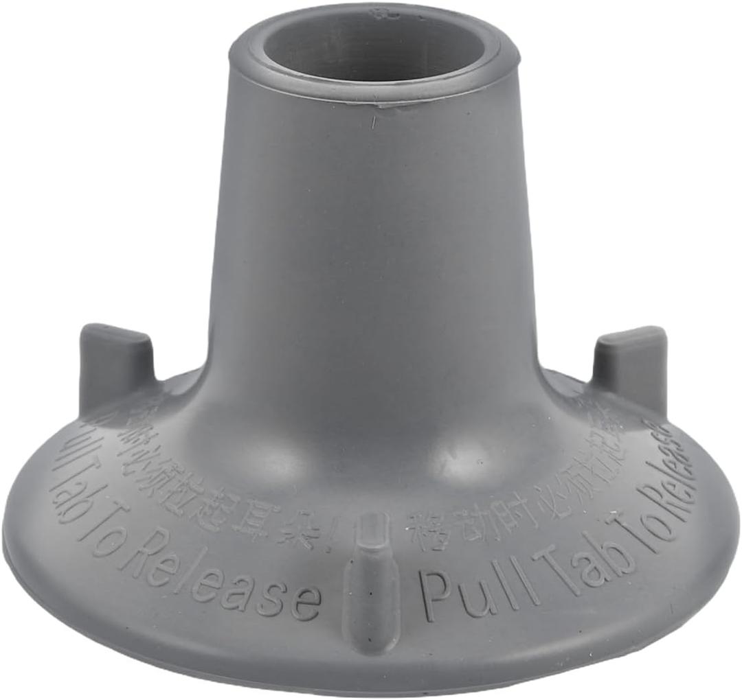 Rubber Suction Cup Foot Pads for Toilet Handrails and Shower Chairs Non-Slip Waterproof Foam Cushion for Stability and Bathroom Safety 3.74X3.74 Inches