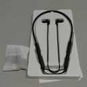 N18 Neckband Bluetooth Earbuds, Wireless Bluetooth 5.2 Headphones with Microphone, Ultra-Lightweight Comfort, IPX7 Waterproof, Deep Bass Strong Beat, 20H Playtime, Magnetic Earphones (Black)