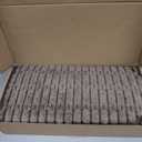 WdFour Headrest Memory Foam Pillow, Support Cushions for Neck, Back or Leg for Sofas, Recliners, Office Chairs, Massage Chairs for Neck Pain Relief and Cervical Support. (Brown, 13" Wx5.5 Lx3 D, 1PC)