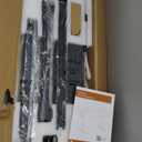 Veken 47.2"27.6" Standing Desk with Storage Drawers, Adjustable Height Computer Table with Monitor Shelf, Home Office Desk for Study, Gaming, Workstation, Brown