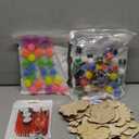 LARDUX Under The Sea Party Favors, 24PCS DIY Sea Ocean Animals Party Favors Wooden Arts & Crafts Painting Kit for Kids, Glow in The Dark Family Crafts Birthday Party Gifts Toys for Boys Girls