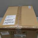 VONLUCE Pendant Lights Kitchen Island, Matte Black Pendant Light Fixtures with E26 Base & Adjustable Cable, Modern Pendant Lighting with Glass Shade for Living Room Bedroom Hallway, 3 Packs