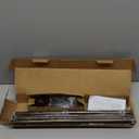 5/8 Diameter Bronze Curtain Rods 30-90 Inch, for 30-84 Inch Windows, Adjustable Splicing Antique Bronze Curtain Rods for Windows with Brackets, Window Rod Long Small Dark Brown Curtains Rod