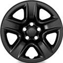 TangMiGe 4-Pack Wheel Skins Compatible with Toyota RAV4 2006 2007 2008 2009 2010 2011 2012, 17 inch 17", Hubcaps Wheel Covers (Black Color)
