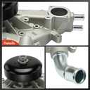 A-Premium Enginie Water Pump 19195104 [DOHC 8Cyl] Compatible with Chevy GMC Cadillac Hummer GM Cars - Silverado 1500, Express, Escalade, Tahoe, Sierra, Savana 1500, Yukon, 9-7x More - 4.8L 5.3L 6.0L